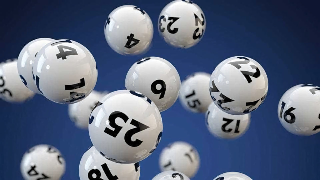 Bolas de sorteio da Loteria